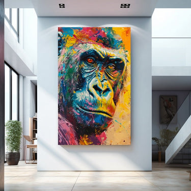 Gorilla Acrylic Painting